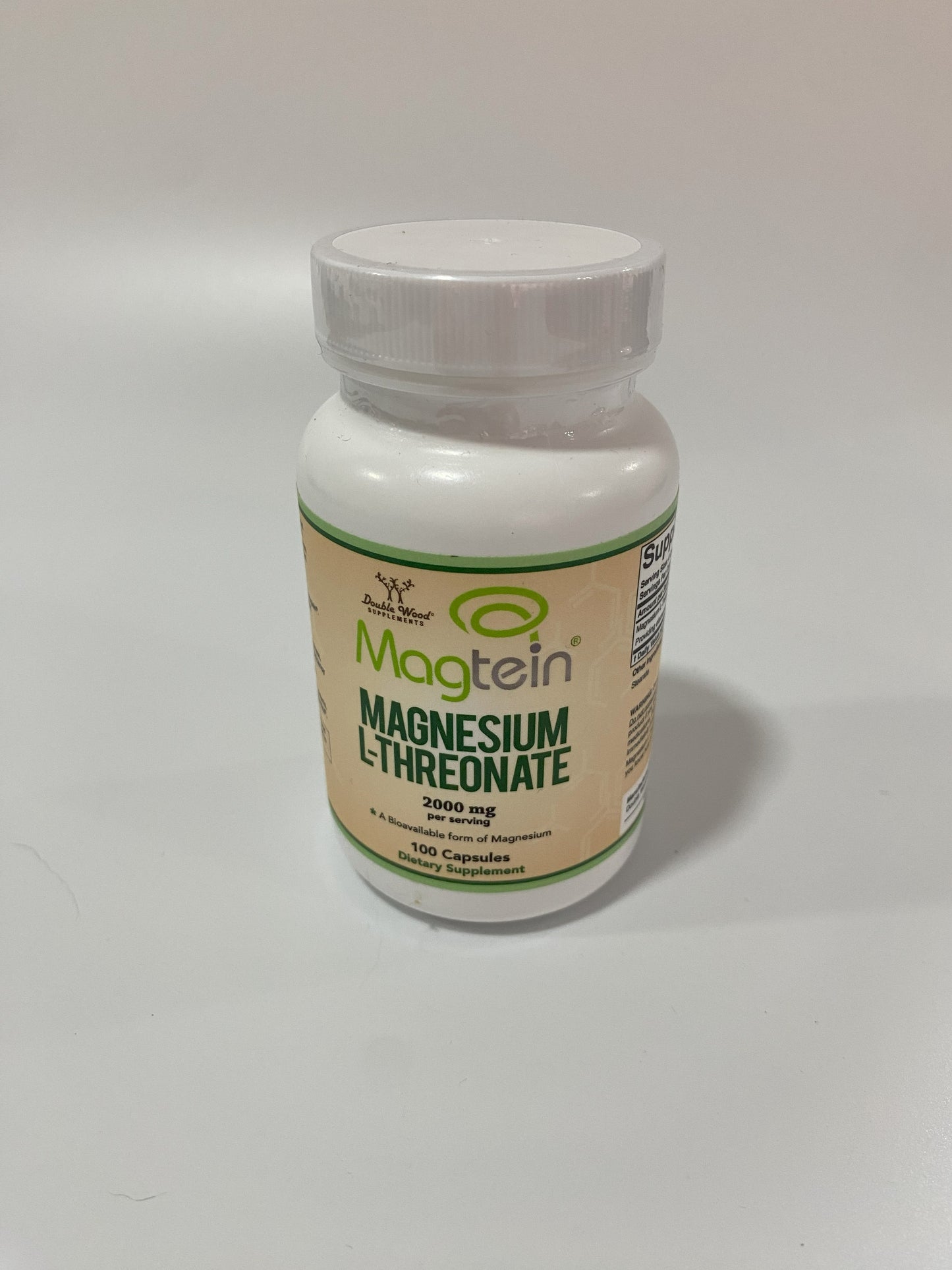 L-TREONATO DE MAGNESIO 2000 mg - 100 Cápsulas